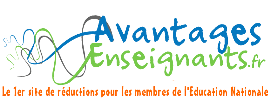 Logo CARTE AVANTAGES ENSEIGNANTS